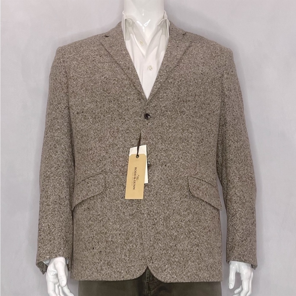 RODD & GUNN MIDDLETON TWEED BLAZER JACKET